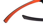 Fox Collection Wraps Black/Orange - Grey Lens-Fox Collection Wraps - Black/Orange - grey lense