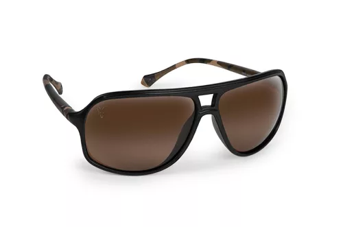 Fox AV8 Black & Camo - Brown lense-Fox Aviator  Brown lense