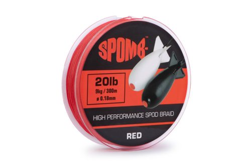 Spomb™ Braid-Spomb Braid 300m 9kg 20lb RED 0.18mm