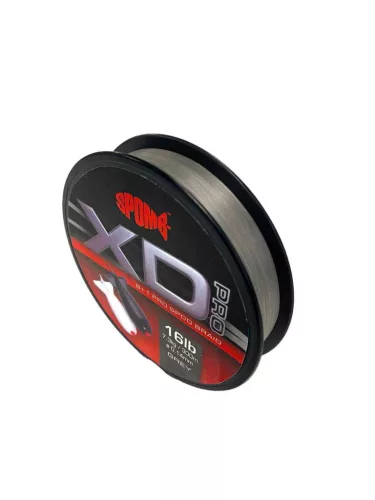 Spomb XD Pro Braid-Spomb XD Pro Braid Grey 8+1 0.14mm 16lbs