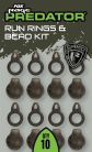 Fox Rage Predator Camo Run Rings & Bead Kit -
