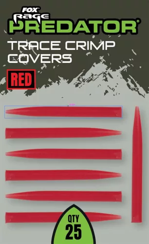 Fox Rage Predator Red Trace Crimp Covers -