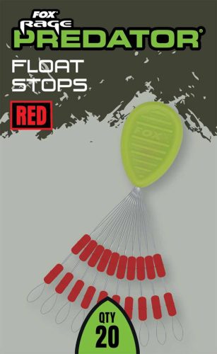Fox Rage Predator Float Stops - Red -