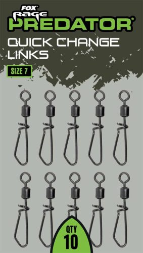Fox Rage Predator Quick Change Links -