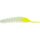 FISHUP_TANTA 2.5" (8PCS.), #131 - WHITE/HOT CHARTREUSE