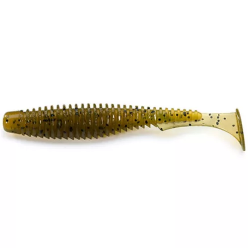 FISHUP_U-SHAD 2" (10PCS.), #074 - GREEN PUMPKIN SEED