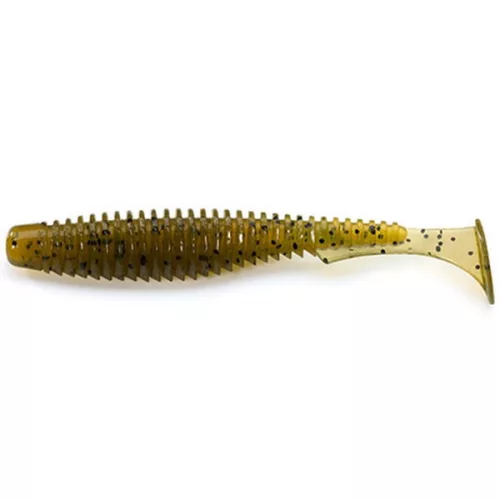 FISHUP_U-SHAD 2" (10PCS.), #074 - GREEN PUMPKIN SEED