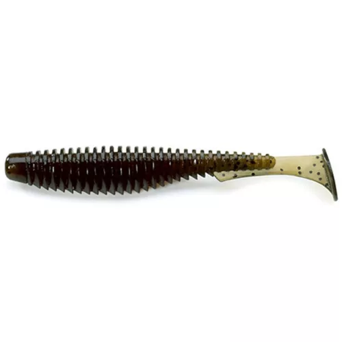 FISHUP_U-SHAD 4" (8PCS.), #043 - WATERMELON BROWN/BLACK