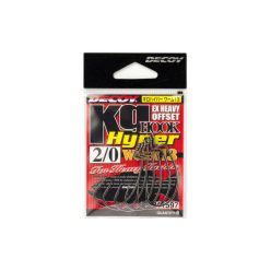 DEC DECOY WORM13 KG HYPER #1 NS BLACK 8PCS/BAG