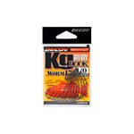 DEC DECOY WORM17 KG HOOK #4/0 NS BLACK 6PCS/BAG