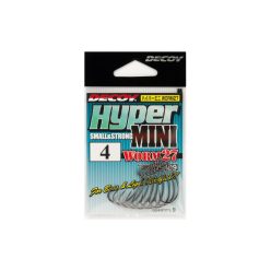 DEC DECOY WORM27 HYPER MINI #2 NS BLACK 9PCS/BAG