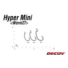 DEC DECOY WORM27 HYPER MINI #2 NS BLACK 9PCS/BAG