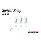 DEC DECOY SN-9 SWIVEL SNAP #1 NS BLACK 6PCS/BAG