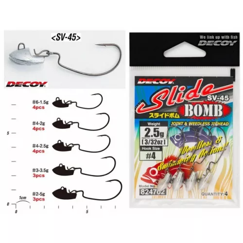 DEC DECOY SV-45 SLIDE BOMB #4-2G NS BLACK