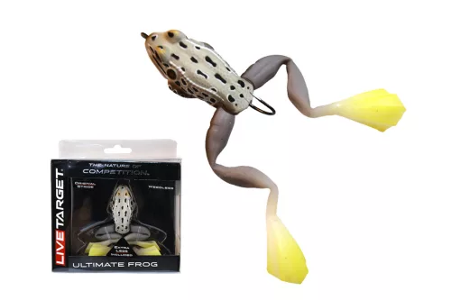 LIVETARGET THE ULTIMATE FROG STRIDE BAIT BLACK / BLACK 63 MM 28 G
