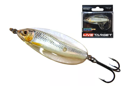 LIVETARGET ERRATIC SHINER SPOON SILVER/BRONZE 55 MM 11 G