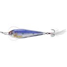 LIVETARGET FLUTTER SHAD JIGGING SPOON SILVER/VIOLET 50 MM 11 G