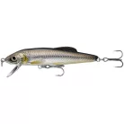 LIVETARGET MINNOW FINESSE JERKBAIT SILVER/BLACK 75 MM 7 G