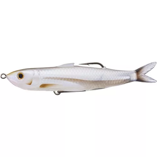 LIVETARGET SHINER WALKING BAIT PEARL GHOST 115 MM 14 G