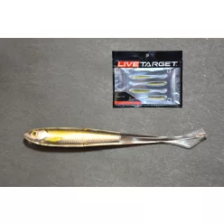   LIVETARGET GHOST TAIL MINNOW DROPSHOT BAIT SILVER/PEARL 95 MM