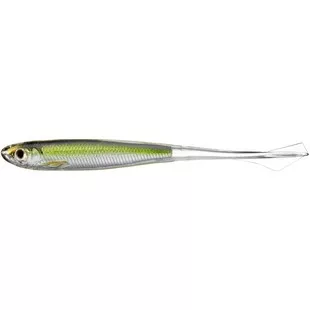 LIVETARGET GHOST TAIL MINNOW DROPSHOT BAIT SILVER/GREEN 95 MM