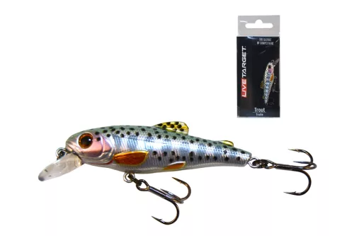 LIVETARGET TROUT JERKBAIT BROWN TROUT 50 MM 11G