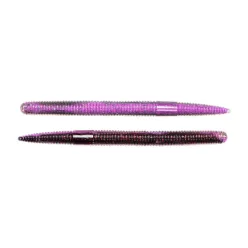 LIVETARGET 3" STICK WORM PURPLE / BLACK 76 MM  SINKING