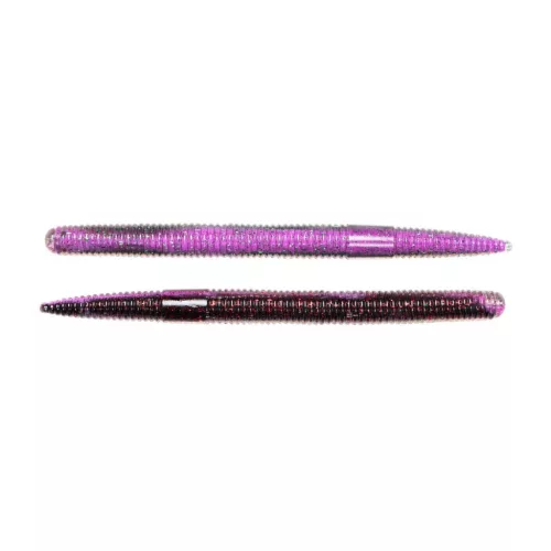 LIVETARGET 3" STICK WORM PURPLE / BLACK 76 MM  SINKING