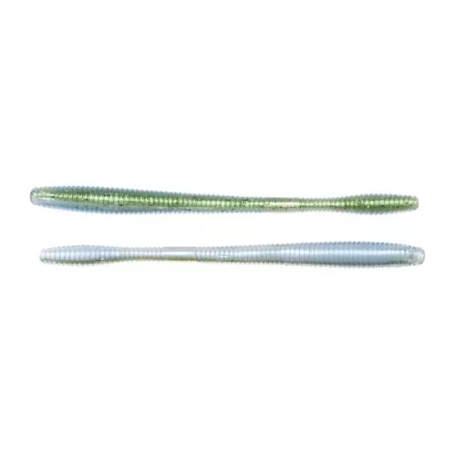 LIVETARGET 5.5" STRAIGHT TAIL WORM GREEN / BLUE 140 MM   SINKING 4DB/CSOMAG