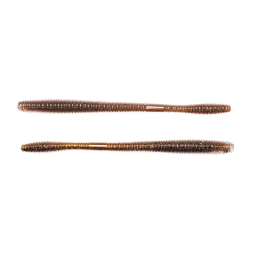LIVETARGET 4.5" STRAIGHT TAIL WORM BROWN / BLACK 114 MM   SINKING 4DB/CSOMAG