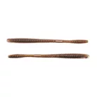 LIVETARGET 4.5" STRAIGHT TAIL WORM BROWN / BLACK 114 MM   SINKING 4DB/CSOMAG