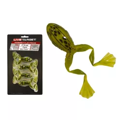   LIVETARGET 2” FREESTYLE FROG 2.0 TAN / BROWN 50 MM  FLOATING