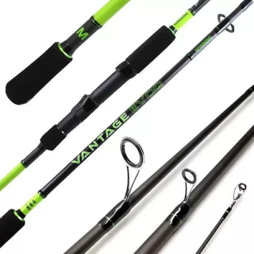 MUSTAD VANTAGE EVOQ SPIN 6'8" M 2SEC 207CM 10G - 35G