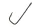 MUSTAD CHEBU SQUARED, 1 10DB/CSOMAG