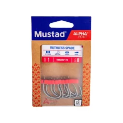MUSTAD RUTHLESS SPADE TITAN STEEL 1/0  6DB/CSOMAG