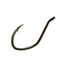 MUSTAD ULTRA NP SINGLE CATFISH, BLACK NICKEL 3/0 8DB/CSOMAG