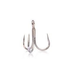 MUSTAD UN INLINE TREBLE - 5X STRONG TITAN STEEL 1 4DB/CS