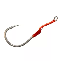 MUSTAD HOODLUM SPEED SINGLE,  8/0 TITAN STEEL 2PCS/BAG