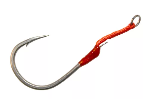 MUSTAD HOODLUM SPEED SINGLE,  8/0 TITAN STEEL 2PCS/BAG