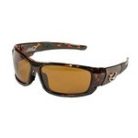 MUSTAD HP POLARIZED SUNGLASSES - BLACK FRAME, SMOKE LENS