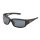 MUSTAD HP POLARIZED SUNGLASSES - BLACK VENTED FRAME, SMOKE LENS