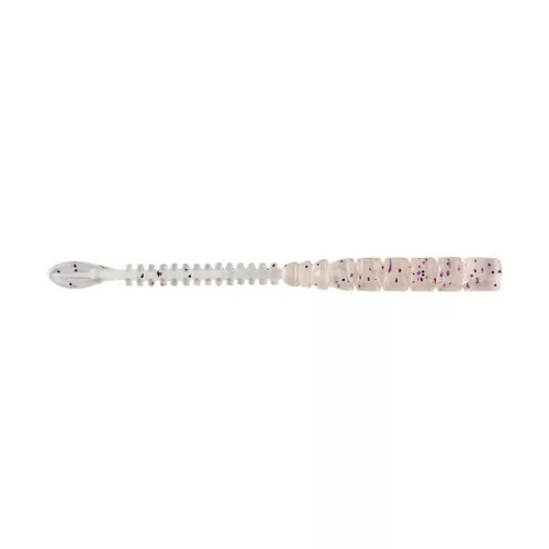 MUSTAD AJI BEAVER TAIL 2.5'' CLEAR PURPLE GLITTER 12DB/CSOMAG