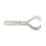MUSTAD AJI CRAW TAIL 1.7'' CLEAR PURPLE GLITTER 12DB/CSOMAG