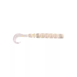   MUSTAD AJI CURLY TAIL 2.5'' CLEAR RAINBOW GLITTER 12DB/CSOMAG