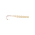 MUSTAD AJI CURLY TAIL 2.5'' WHITE LUMINOUS 12DB/CSOMAG