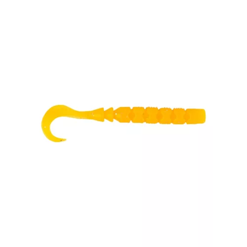 MUSTAD AJI CURLY TAIL 2.5'' ORANGE LUMINOUS 12DB/CSOMAG