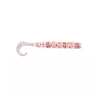 MUSTAD AJI CURLY TAIL 2.5'' UV CLEAR RED GLITTER 12DB/CSOMAG