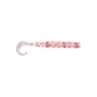 MUSTAD AJI CURLY TAIL 2.5'' UV CLEAR RED GLITTER 12DB/CSOMAG