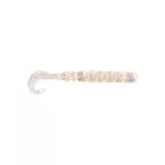 MUSTAD AJI CURLY TAIL 2.5'' CLEAR PURPLE GLITTER 12DB/CSOMAG