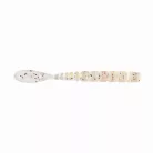 MUSTAD AJI FISH TAIL 2'' CLEAR PURPLE GLITTER 12DB/CSOMAG
